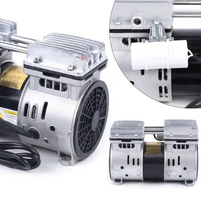550W Oilless Diaphragm Vacuum Pump Industrial Oil Free Piston Vacuum Pump