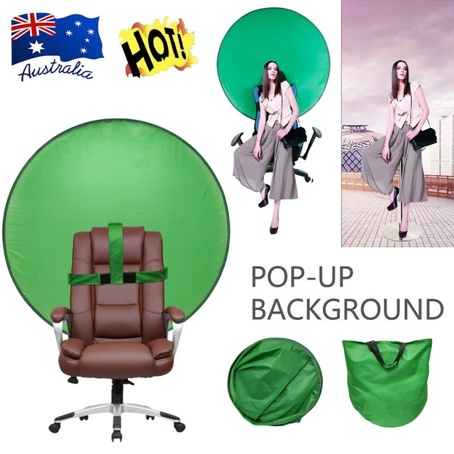 GREEN CIRCULAR BACKDROP BackgrouTK Screen Portable For Photo Video