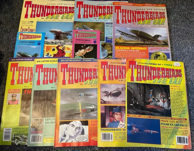 Thunderbirds Are Go Comic #1 - 8 1995 With Free Gift