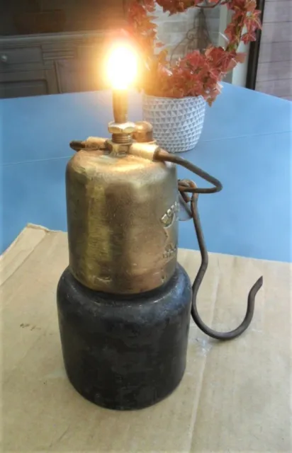 Lampe A Carbure / Acetylene  - "Type Mercier"  - Eclairage
