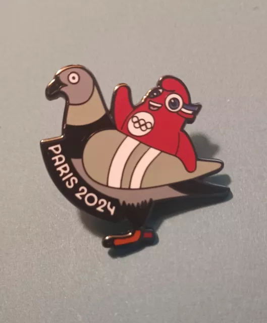 PARIS OLYMPIC PIN Paris 2024 Olympic Mascot Pin Phryges Flying on