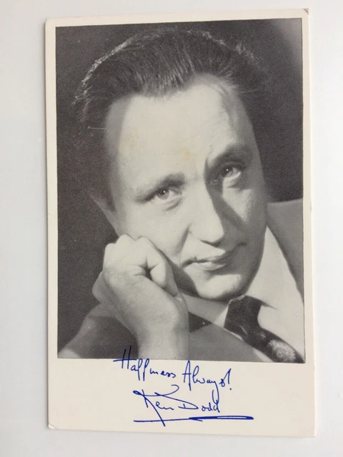 Ken Dodd - Comedian - Original Hand Signed Autograph