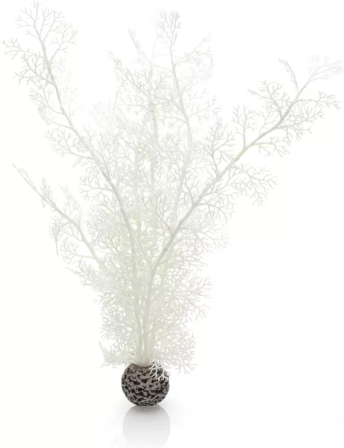 Oase Biorb Large Sea Fan White 15" Weighted Plastic Aquarium Decor Bio Orb NEW