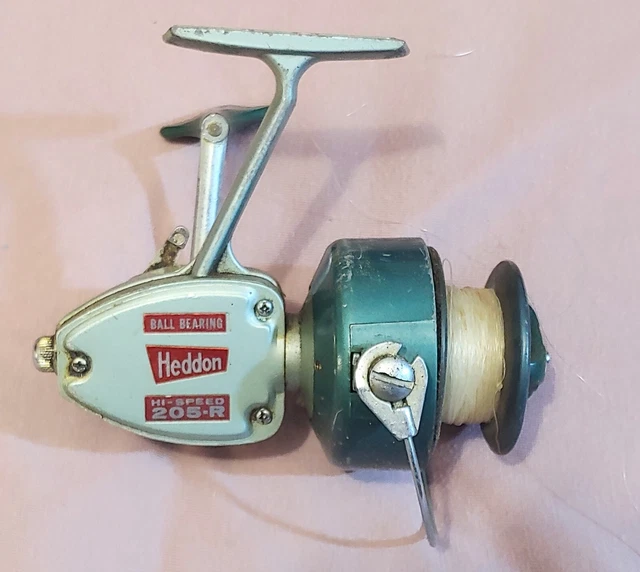 VINTAGE HEDDON 205-R Hi-Speed Daisy Metal USA Japan spinning reel