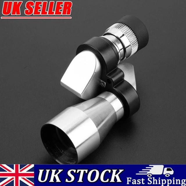 8x20 Mini Corner Binoculars HD Pocket Monocular Outdoor Telescope (Silver)