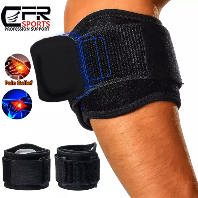 Ellenbogenbandage Tennisarm Stütze Sport Fitness Bandage Epicondylitis Spange IA