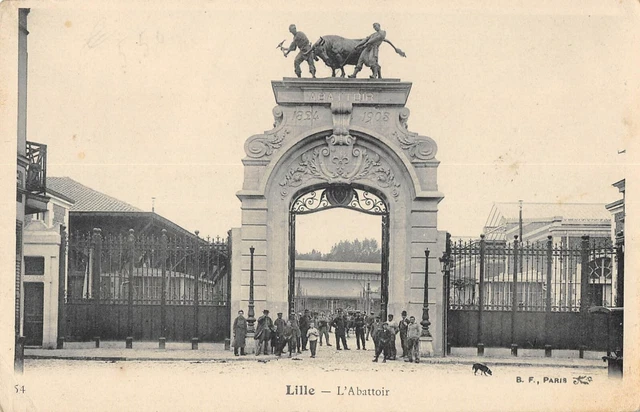 Cpa 59 Lille L'abattoir