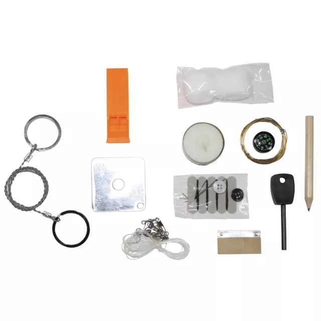 Survival-Set Kit Notfall Überlebens-Box SOS Outdoor wasserdicht Camping Angelset 3