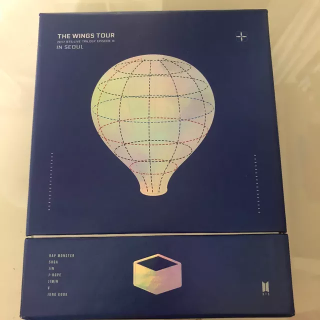 BTS 2017 The Wings Tour In Seoul DVD Live Trilogy Episode III Set No Photo Card