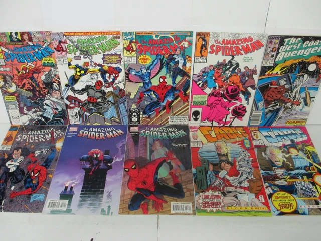 180+ Comic Lot Mostly Marvel Some Indy & DC Spider-Man 1, X-Men 1, Silver Surfer