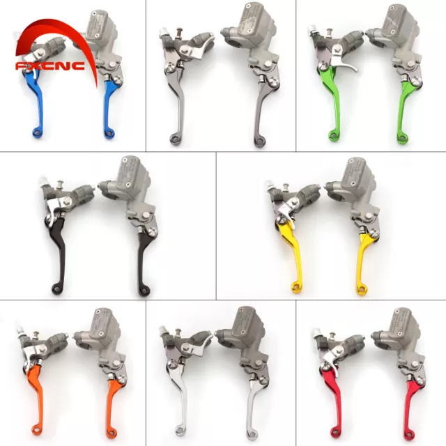 CNC Brake Clutch Perch Master Cylinder Levers For CRF150/250R CRF450R 2007-2012
