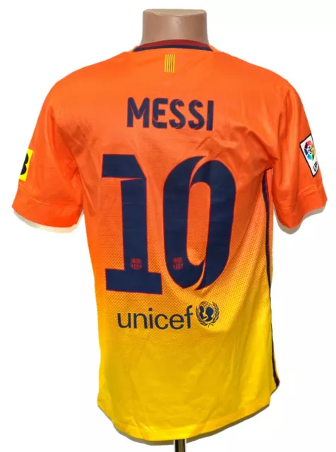 Barcelona Spain 2012/2013 Away Football Shirt Jersey Nike Size S #10 Messi
