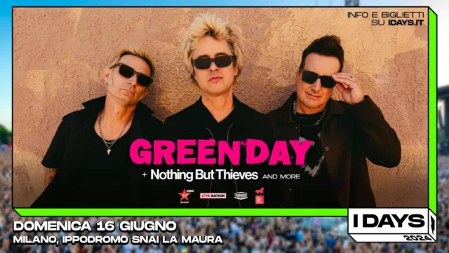 Biglietti Ingresso rosso (Prato) concerto Green Day 16 Giugno 2024 Milano I-Days