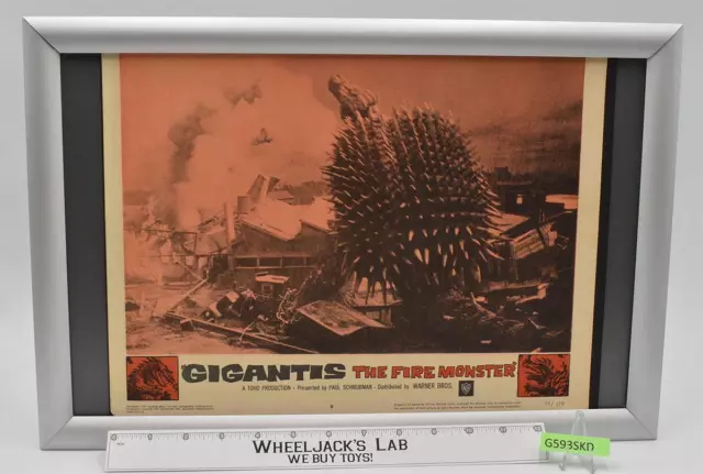 Gigantis the Fire Monster Godzilla Raids Again 1959 Lobby Card Poster 11x14