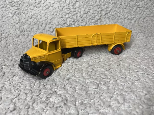 Meccano Dinky Toys Bedford LKW gelenkig gelb