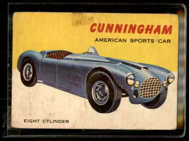 1954 Topps World On Wheels Cunningham #54
