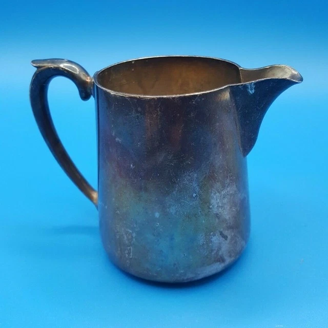 Milk Jug EPNS Authentic Vintage Unpolished Collectable