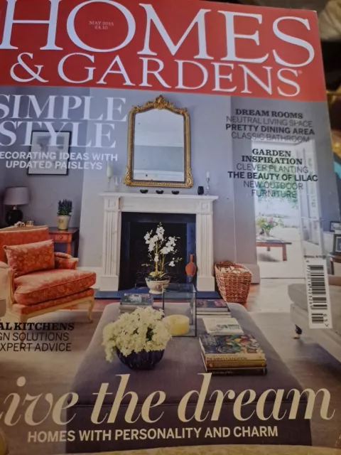 Homes & Gardens Magazine May 2015 Back Issue Id: