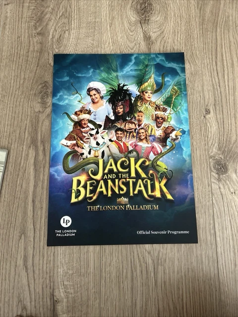Pantomime Programme JACK AND THE BEANSTALK Pantomime Panto Theatre Programme PALLADIUM Dawn ...