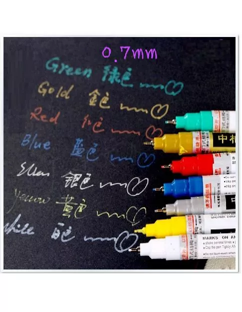 *AU SELLER* 0.7mm Fine Point Paint Waterproof Marker Pen for Scrapbook Deco Card