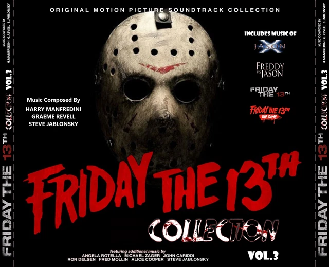 FRIDAY THE 13TH Collection VOL. 3 5CD H. Mandredini - G. Revell - Steve ...