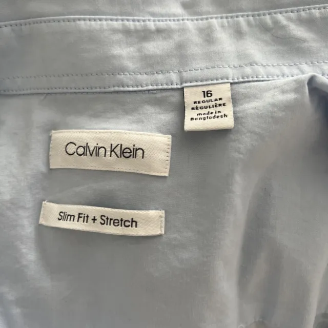 Giacca abito normale blu Calvin Klein 3 pezzi S18 e pantaloni e camicia S16 13