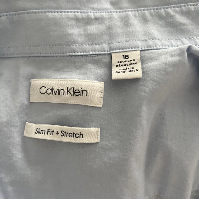 Giacca abito normale blu Calvin Klein 3 pezzi S18 e pantaloni e camicia S16 13