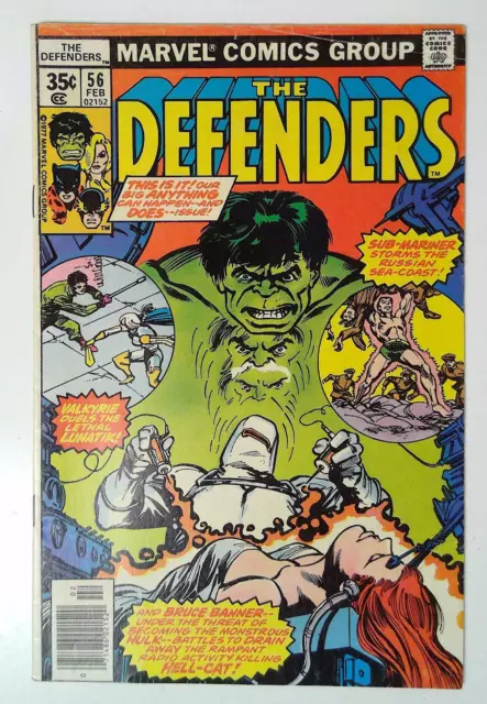 The Defenders #56 Marvel Comics (1978) Newsstand 1st Series 1st Print Comic Book