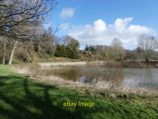 Photo 6x4 Meander in the River Wye, the Weir Garden, west of Hereford Can c2022