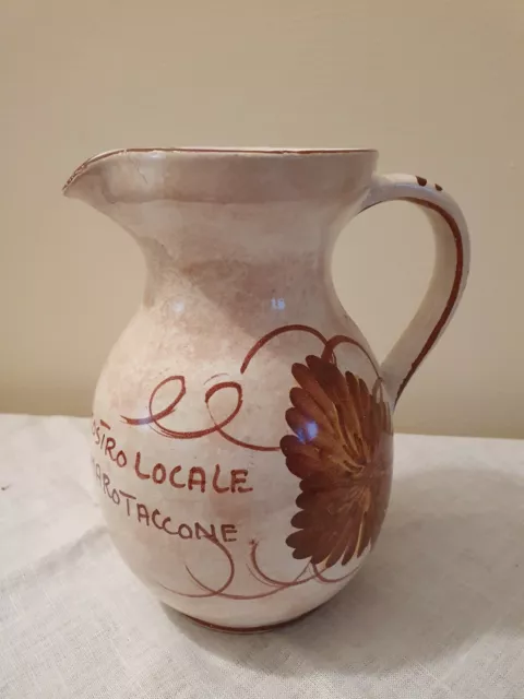 Brocca  vintage , In Ceramica Dipinta a mano