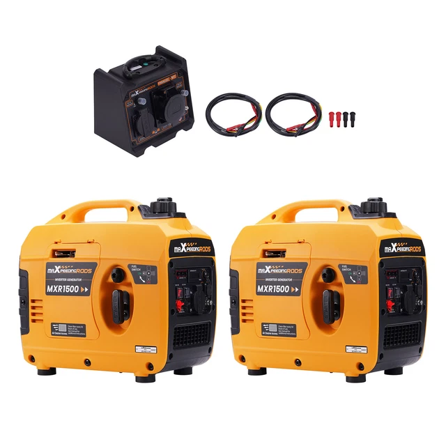 2x generatore inverter 1200W per cellulare camper con cambio parallelo