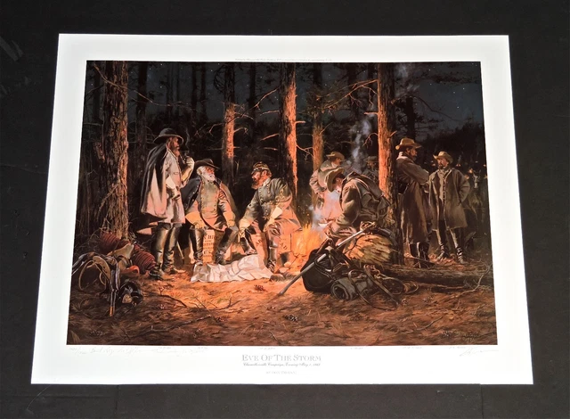 Don Troiani - Eve of the Storm - Mint - Collectible Civil War Print - MINT