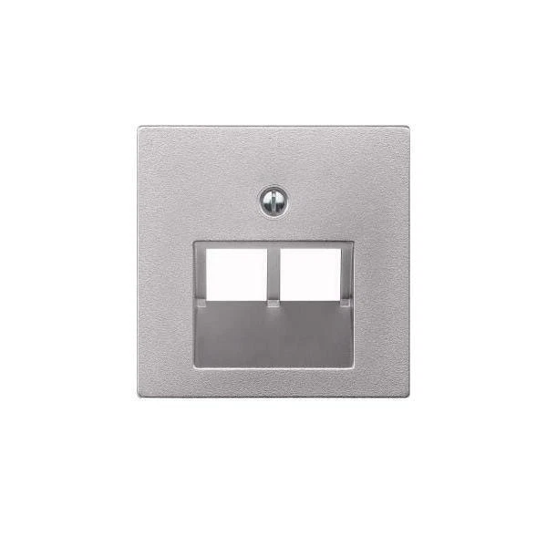 Placca centrale Merten alu 298060 Cornice di copertura IP20 placca centrale...