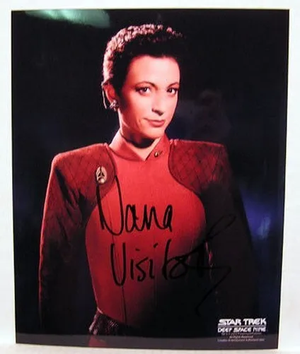 Nana Visitor Star Trek Deep Spazio 9 Autografo