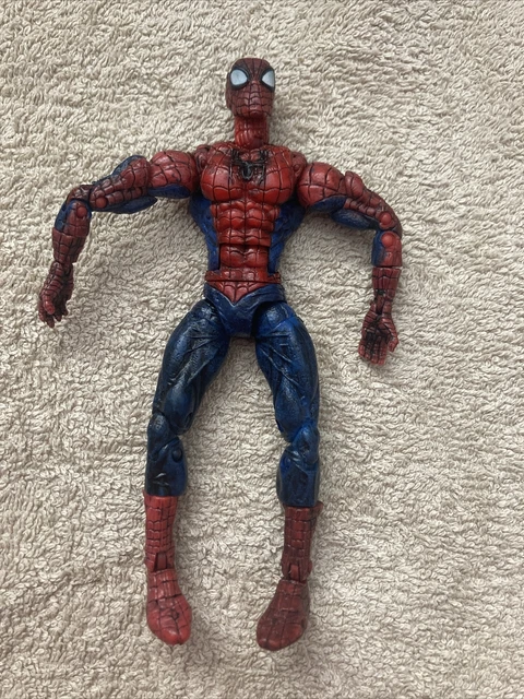 2002 SPIDER-MAN THE Movie Super Poseable 6" Figure Tobey Maguire Marvel