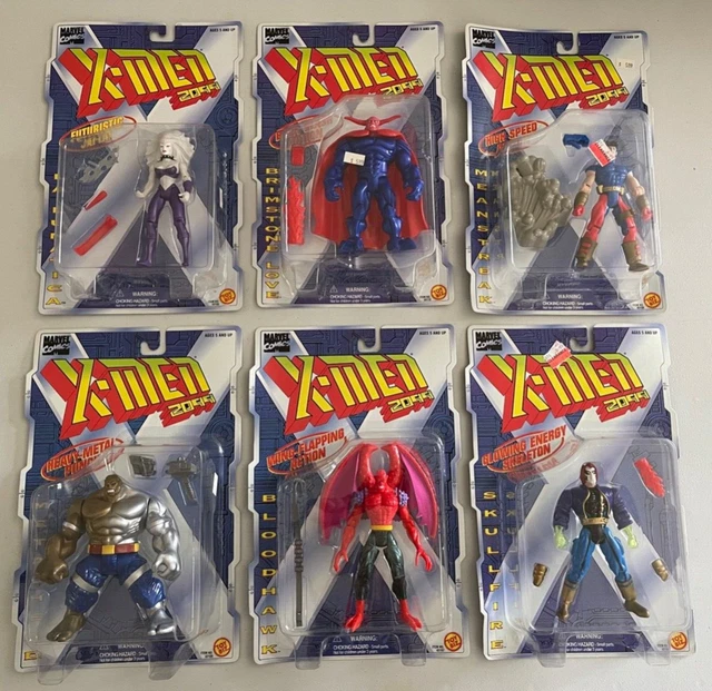 X-Men 2099 Complete Set of 6 action figures 1995 1996 Toy Biz Marvel Comics NEW