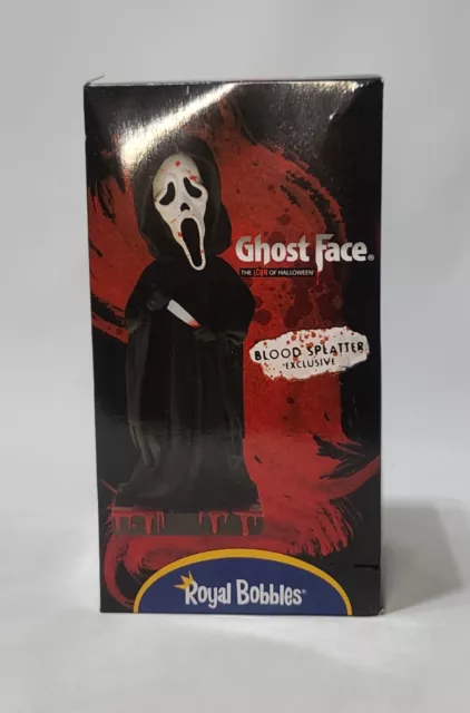 Royal Bobbles Scream Ghost Face Hot Topic Exclusive Halloween Horror Bobblehead