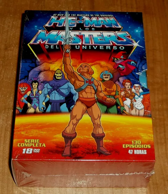 He-Man Y Los Masters Del Universo 18 DVD Serie Completa Nuovo Animazione 1-6