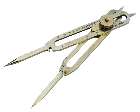 OUTIL PROPORTIONNEL DE Dessin De Diviseur D'étrier De Boussole De