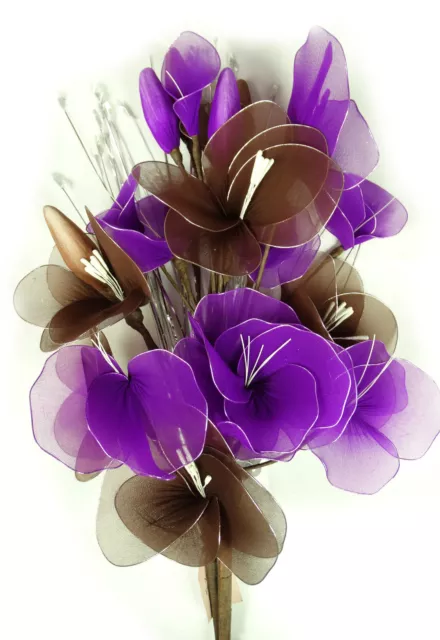 Large beautiful artificial flower arrangements in 12 lovely colours