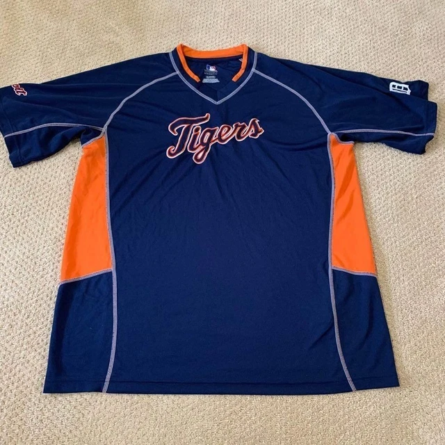 Detroit Tigers Jersey Men’s Size XL Blue Orange MLB Baseball Classic D Logo Detroit Tigers Jersey Men’s Size XL Blue Orange MLB Baseball Classic D Logo