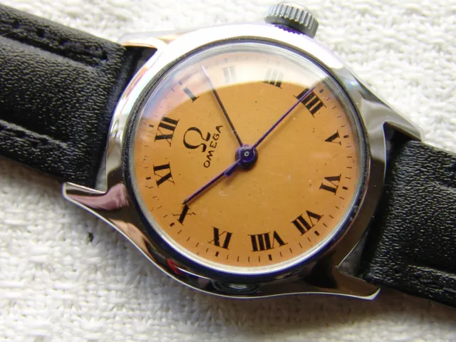 Men's Good Condition Omega Vintage Wristwatch Wwii Period 1939 2