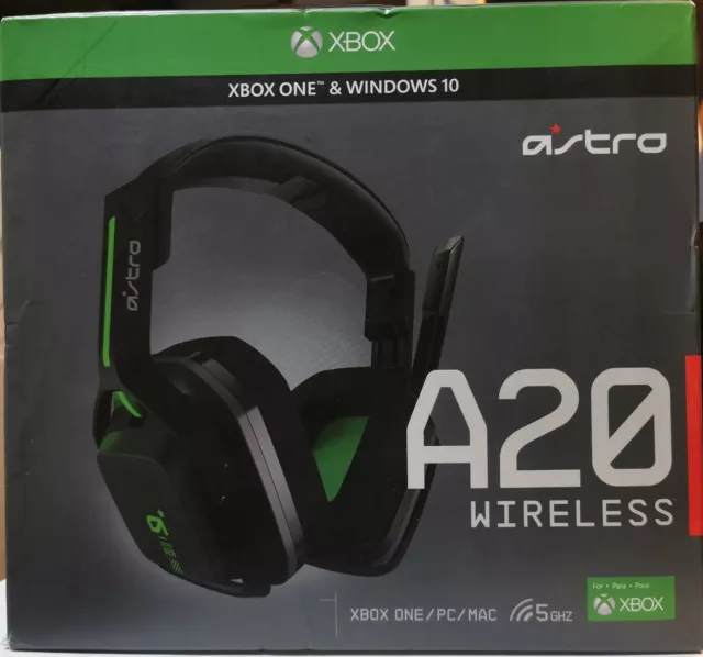 Astro A20 Wireless Black/Green Gaming Headset for Xbox One