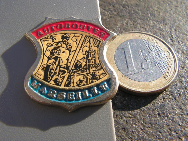 INSIGNE/BADGE/PUCELLE MÉDAILLE MARSEILLE-FOS Europort Du Sud Port Autonome 404347620278