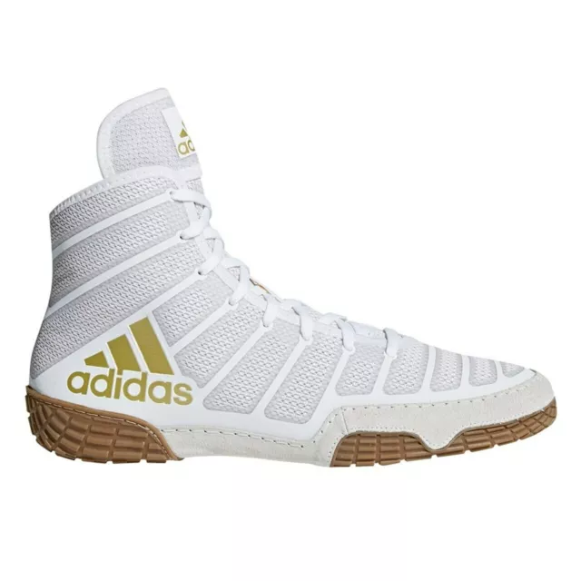 adidas Wrestling Shoes Boxing Boots Adizero Varner White Gold Trainers