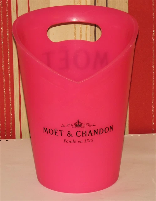 SEAU A CHAMPAGNE Design En Verre Noir Glass Bucket Champagne Champagner-Kühler EUR 100,00 - FR