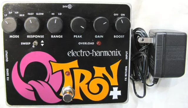 Used Electro-Harmonix EHX Q-Tron Plus Envelope Filter Guitar Pedal! QTron +