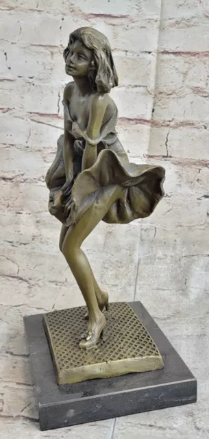 The " per Sempre Marilyn " Statua Caldo Scultura Dettagliato Bronzo Trofeo 3