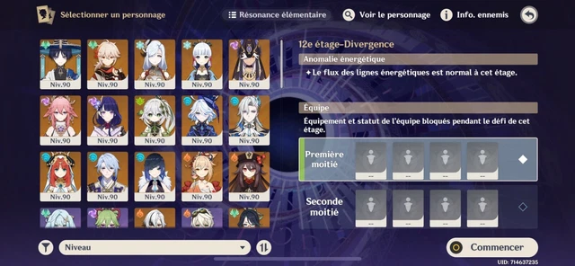 Compte Genshin Impact – EU, AR 40, Sur PlayStation 5