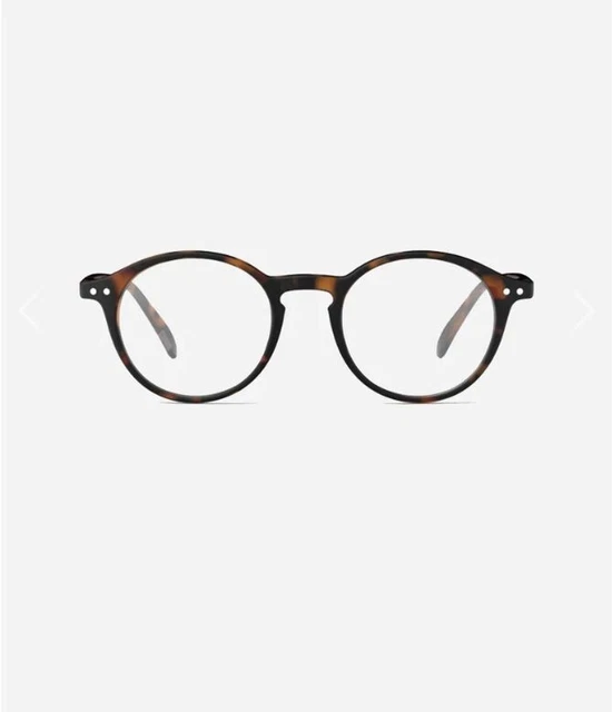 IZIPIZI Paris Reading Glasses #D and case BROWN TORTOISE +2